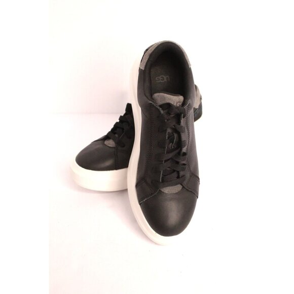 UGG Platform Sneakers Women's 7 Black White Ultra Suede Lace Up S/N 1158032 NWOB - Picture 11 of 11